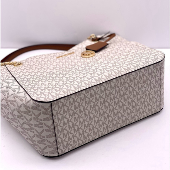 Michael Kors Large X Chain
Shoulder Tote Bag & Double Wallet
Vanilla/Brown - Picture 13 of 16